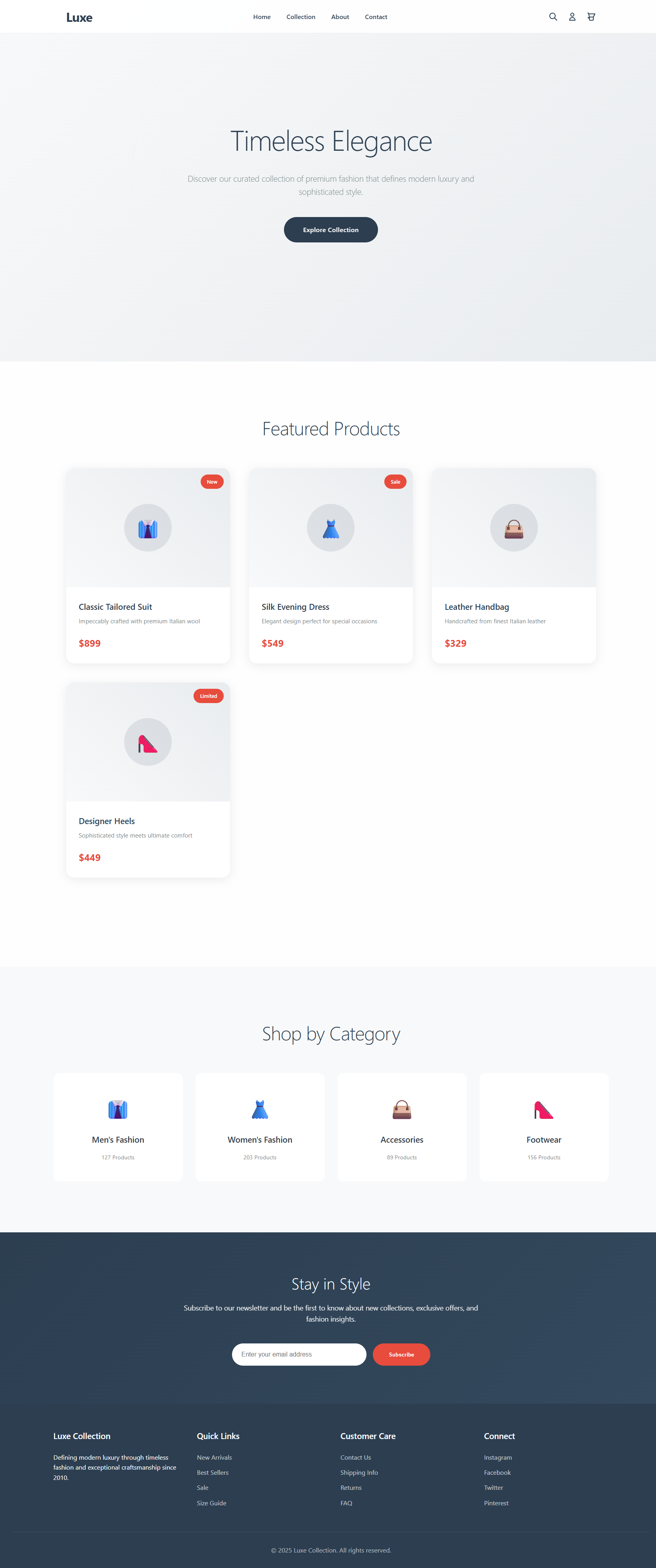 eCommerce App Screenshot